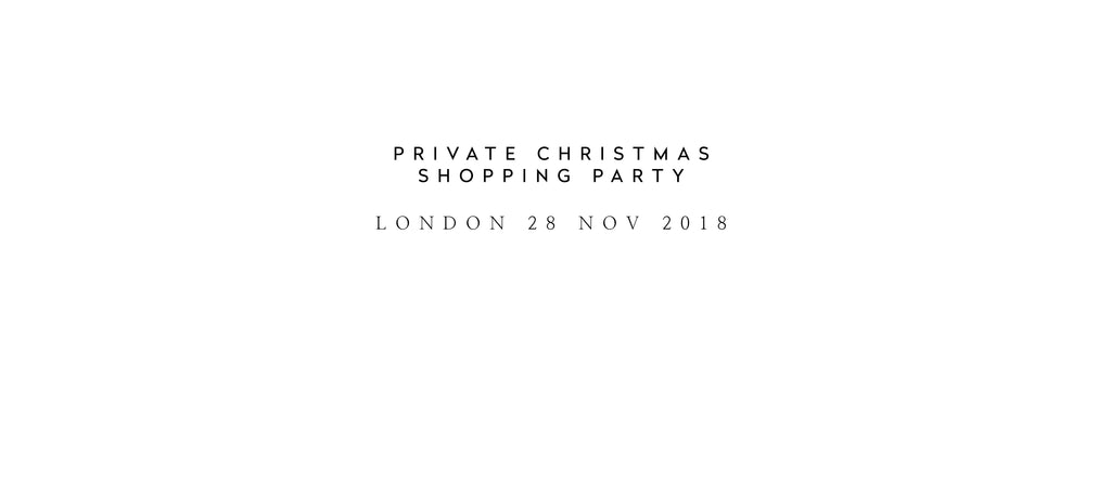 Private X-mas Shopping Party in London on 28 Nov 2018